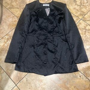 Missguided + Black Textured Blazer